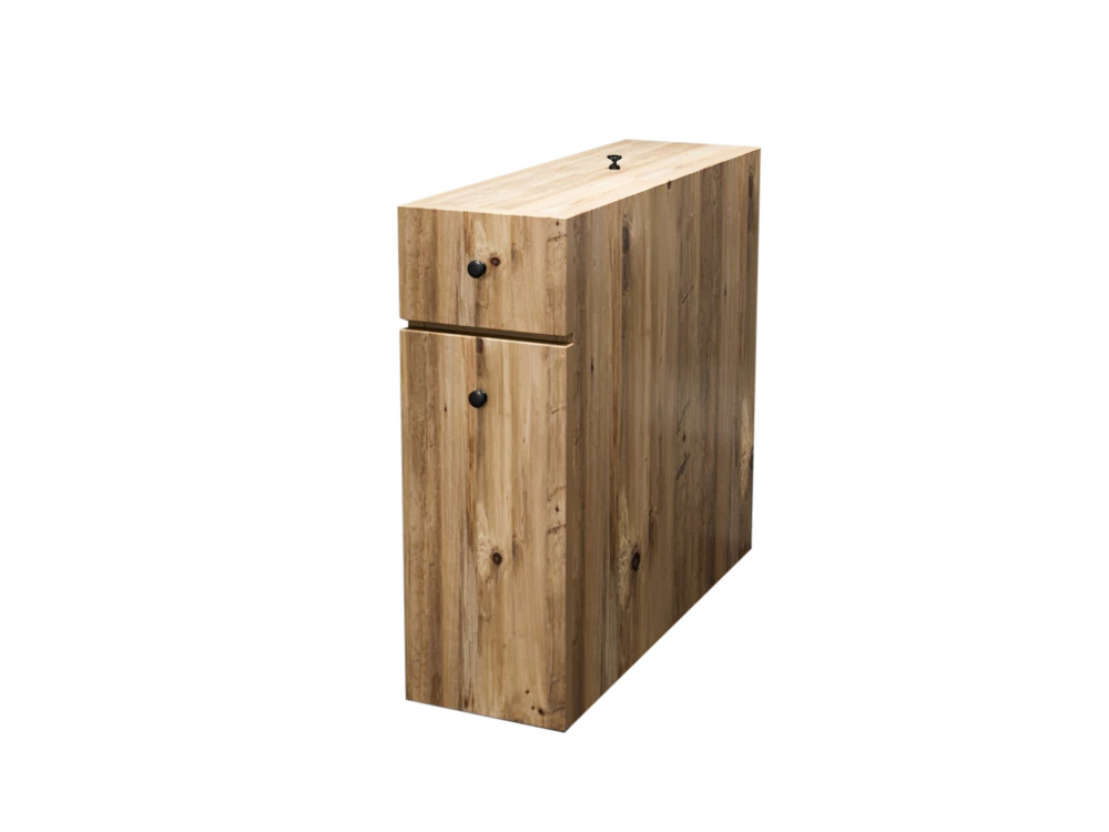 Mueble bajo de madera "Calencia" - 20 x 60 x 55 cm - Marrón