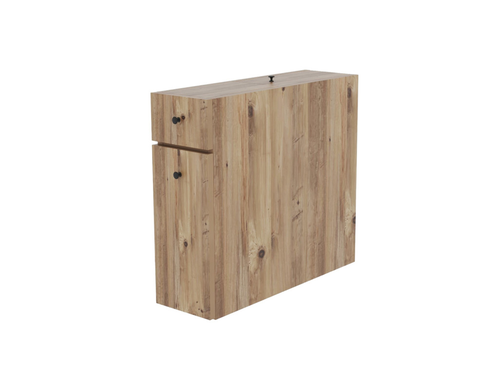 Mueble bajo de madera "Calencia" - 20 x 60 x 55 cm - Marrón