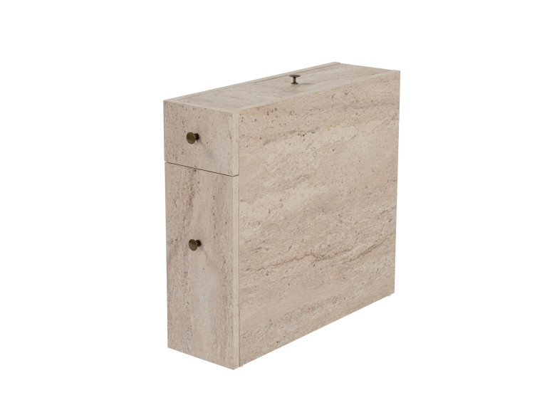 Mueble bajo de madera "Calencia" - 20 x 60 x 55 cm - Beige