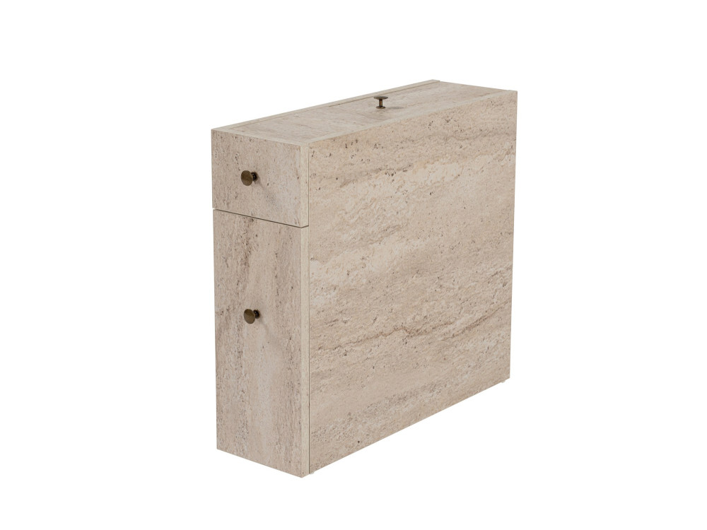 Mueble bajo de madera "Calencia" - 20 x 60 x 55 cm - Beige
