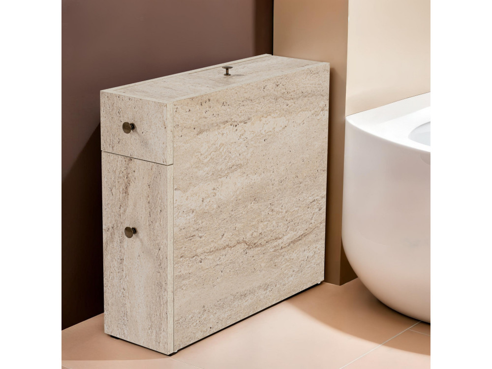 Mueble bajo de madera "Calencia" - 20 x 60 x 55 cm - Beige