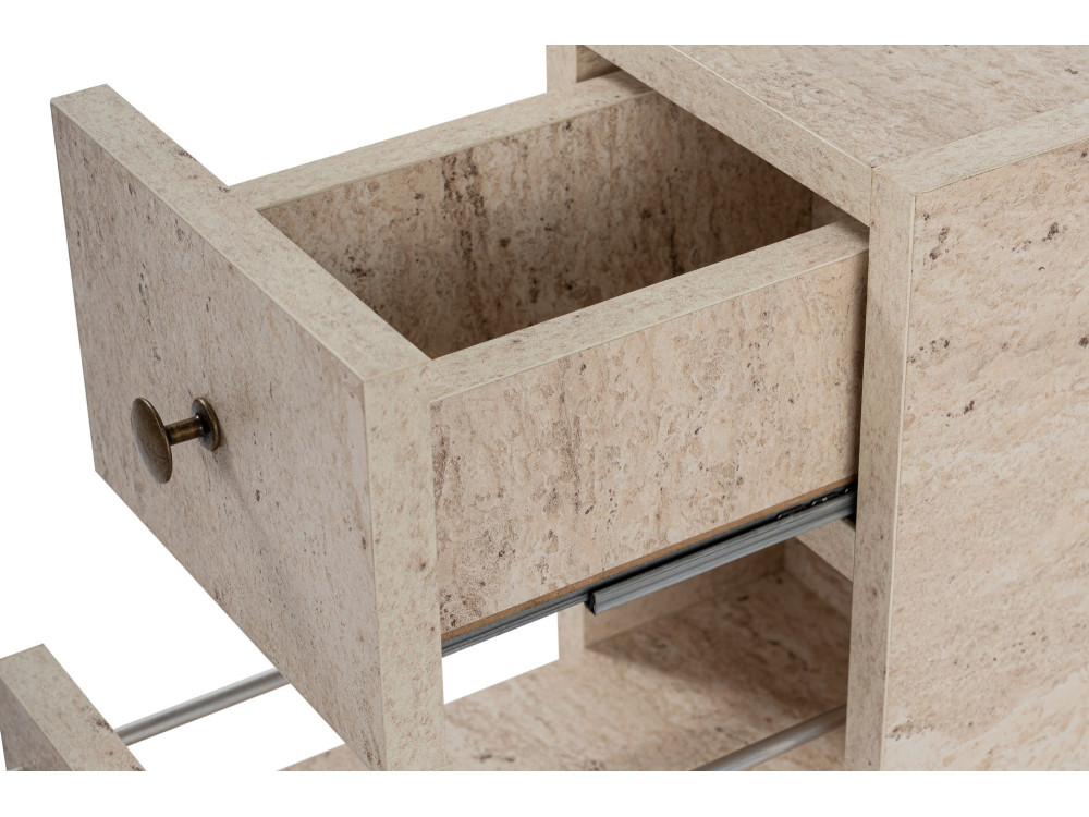 Mueble bajo de madera "Calencia" - 20 x 60 x 55 cm - Beige