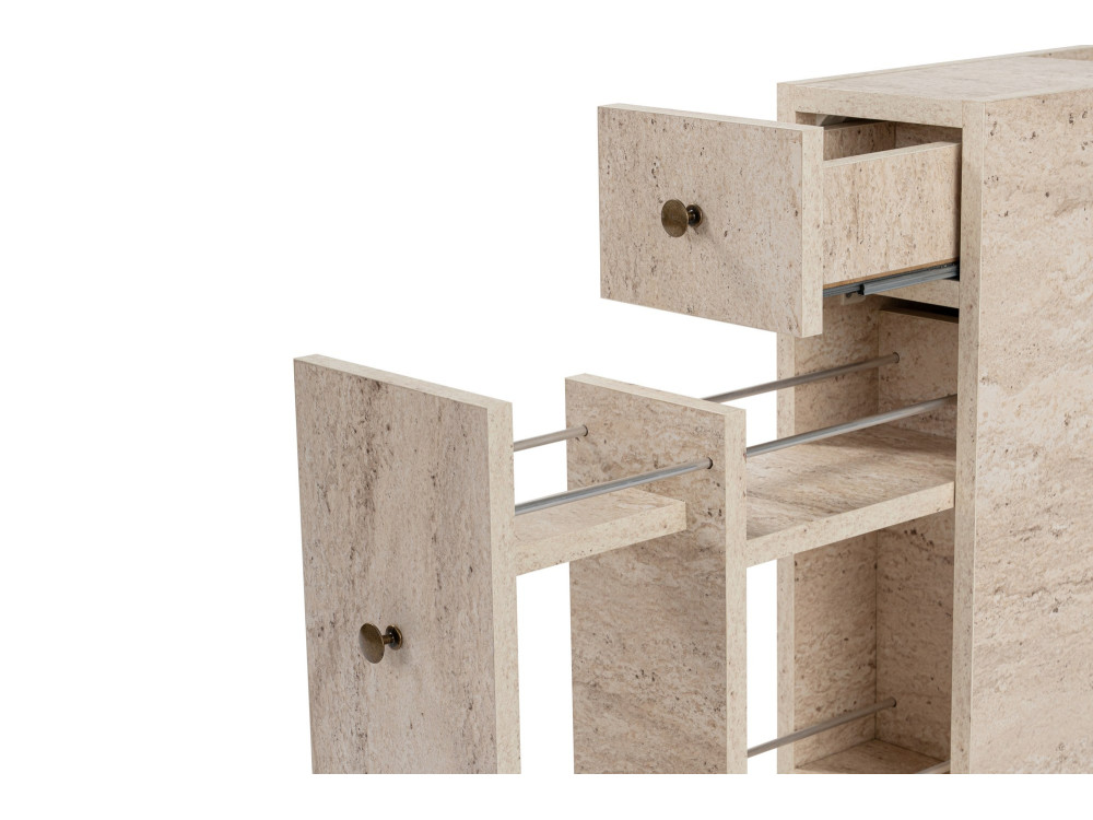 Mueble bajo de madera "Calencia" - 20 x 60 x 55 cm - Beige