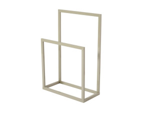 Toallero de metal "Gediz" - 25 x 60 x 90 cm - Topo