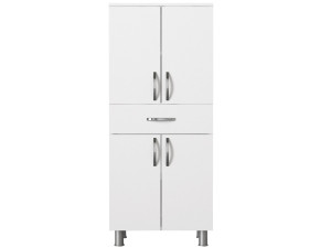 Mueble de baño de madera "Arizona" - 59 x 31 x 140 cm - Blanco