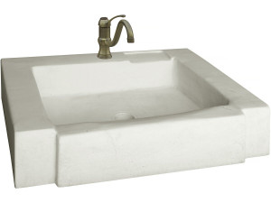 Fregadero "Módena" - piedra reconstituida - 74 x 57 x 15,5 cm
