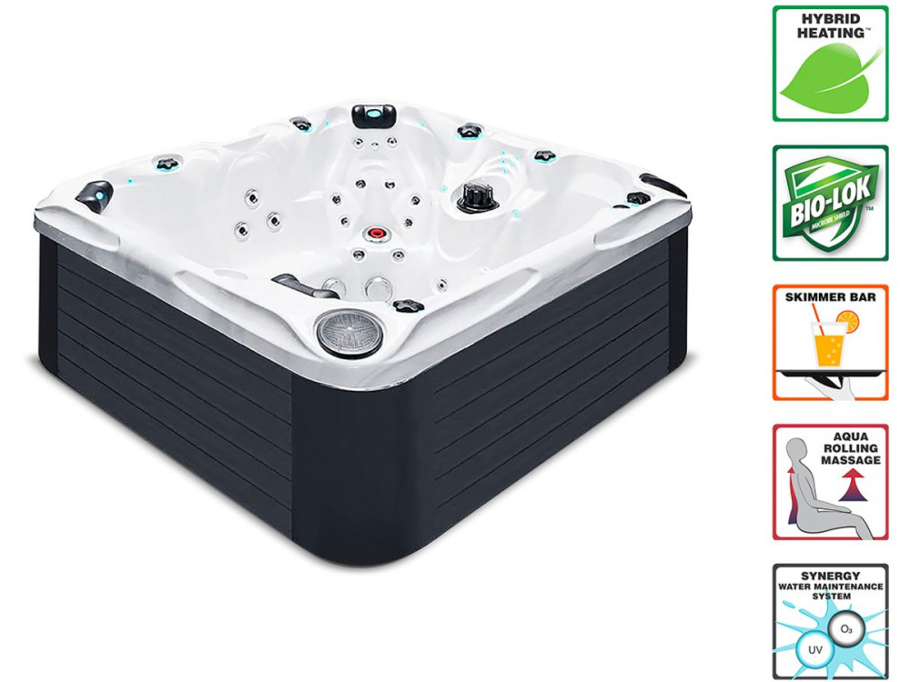 Spa " Placer " - 4 plazas + 1 reclinable - 2,15 x 2,00 x 0,91 m