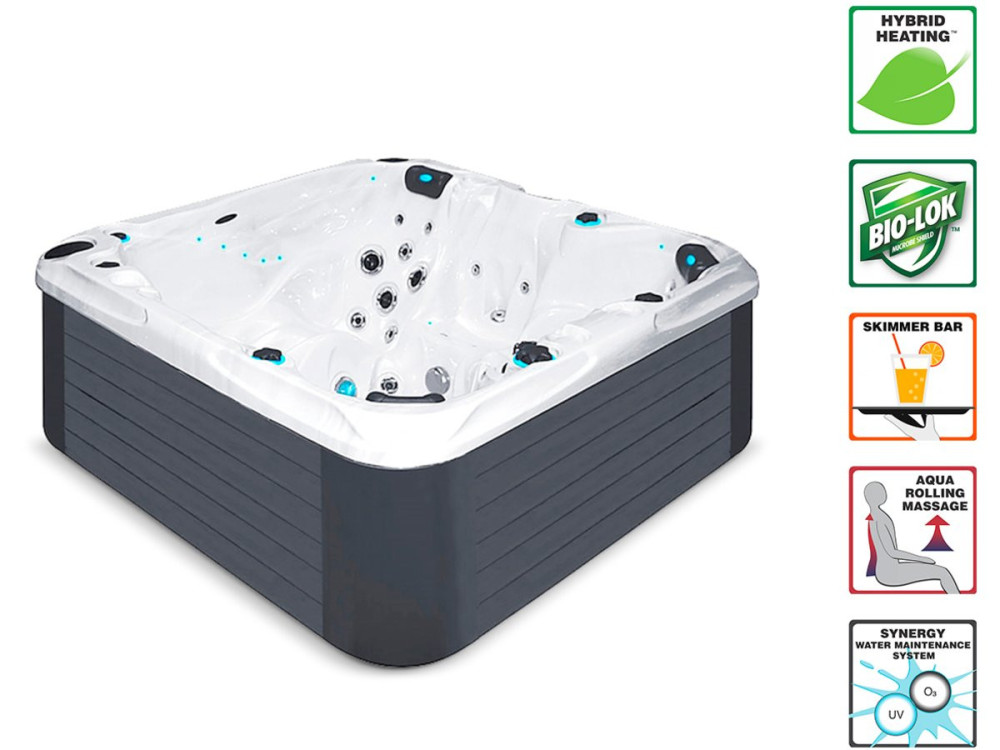 Spa " Solace " - 4 plazas + 1 reclinable - 2,13 x 2,13 x 0,91 m