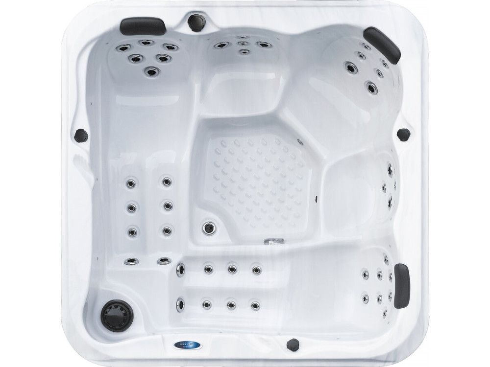 Spa led " Ornella " - 5 plazas - 2,15 x 2,15 x 0,88 m