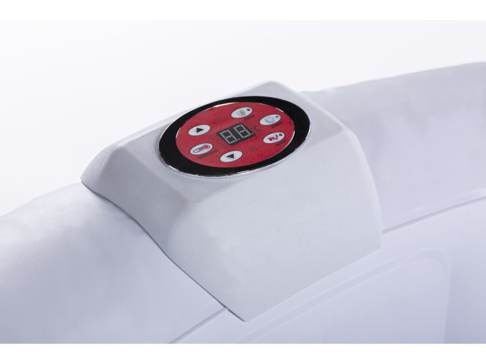 Spa hinchable - "Monac" en PVC - 6 personas - topo/ crema