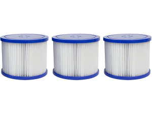Juego de 3 cartuchos de filtración para spa hinchable