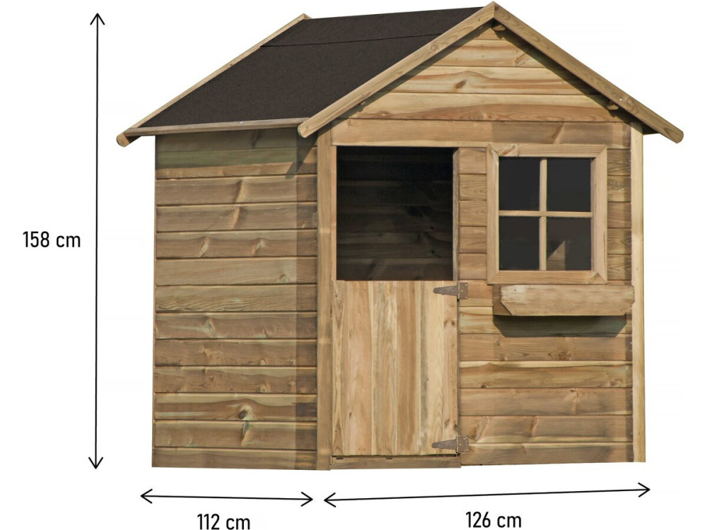 Casita de Madera "Coccinelle"