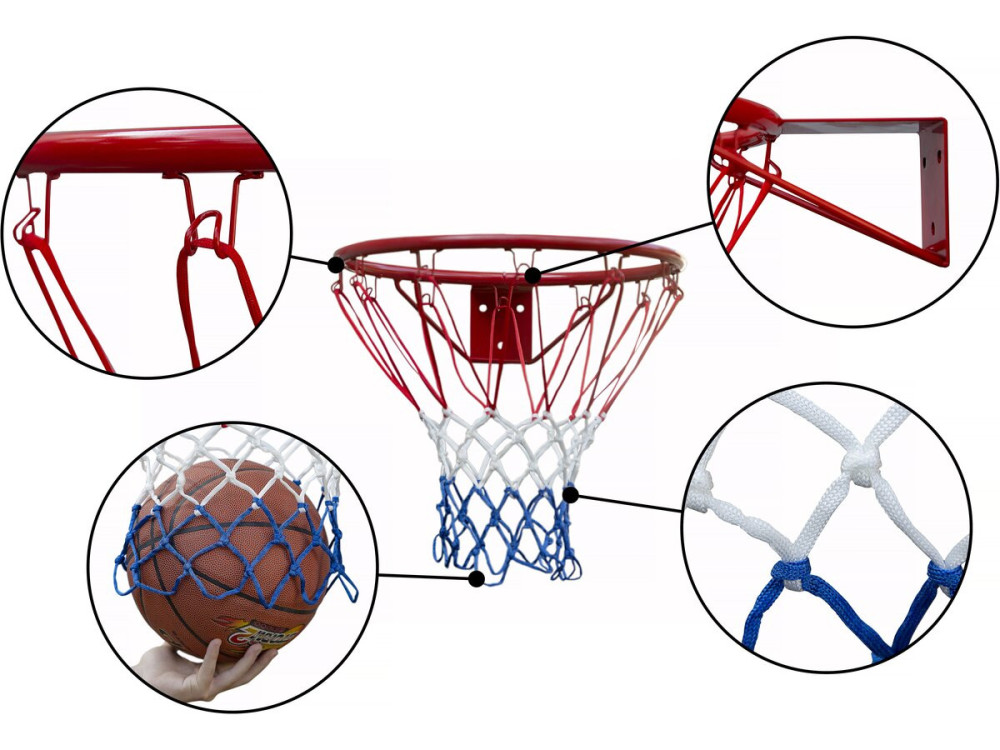 Aro de baloncesto universal para marco de madera