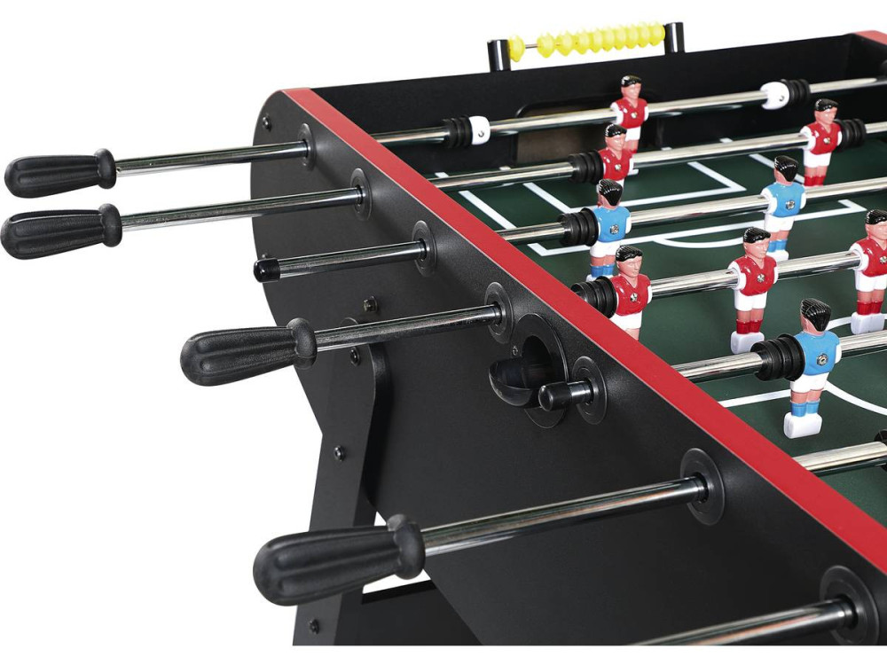 Futbolín - 140 x 74 x 86 cm - Negro