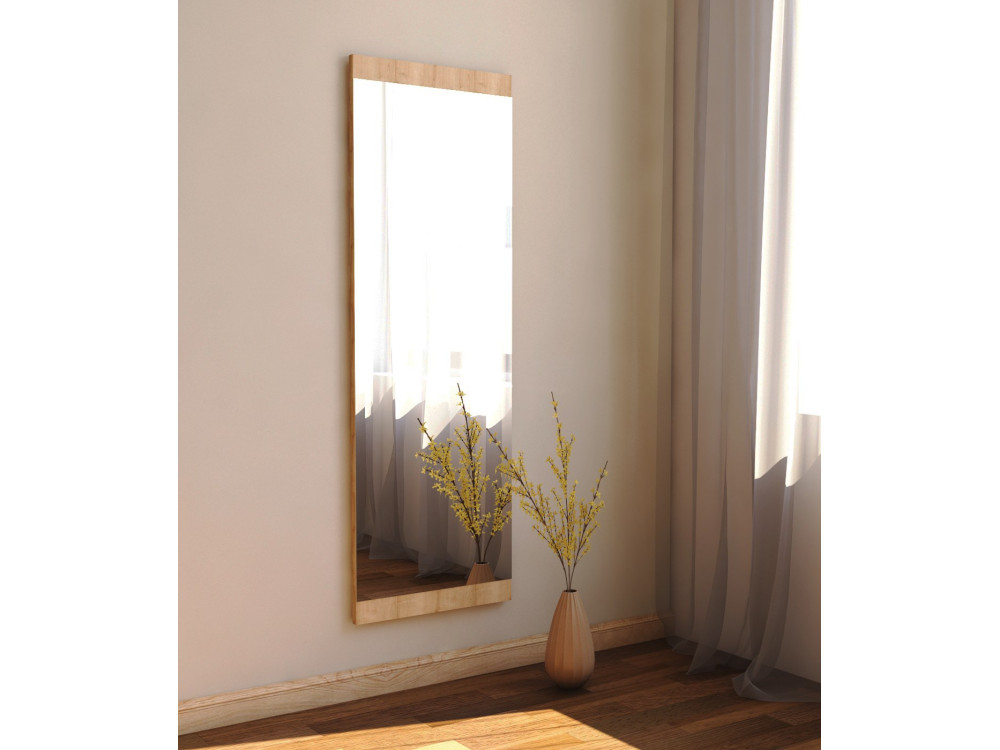 Espejo de madera "Azus" - 40 x 120 cm - Marrón