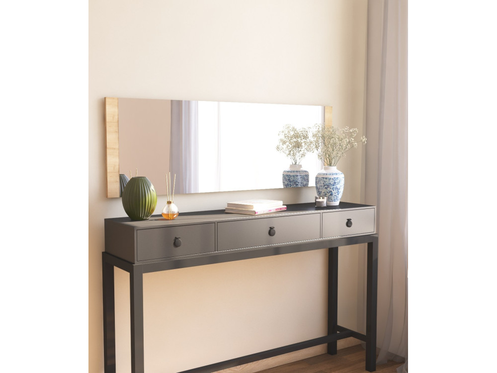 Espejo de madera "Azus" - 40 x 120 cm - Marrón