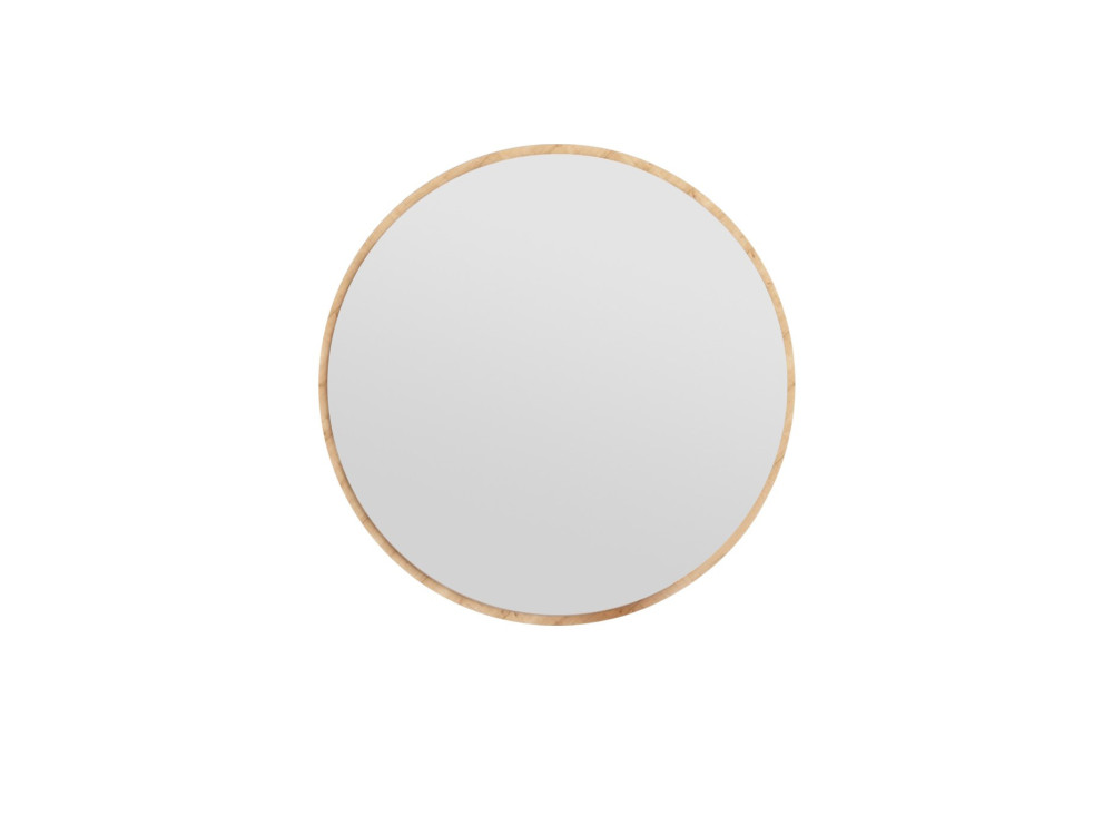 Espejo de madera "Ozze" - 60 x 60 cm - Beige