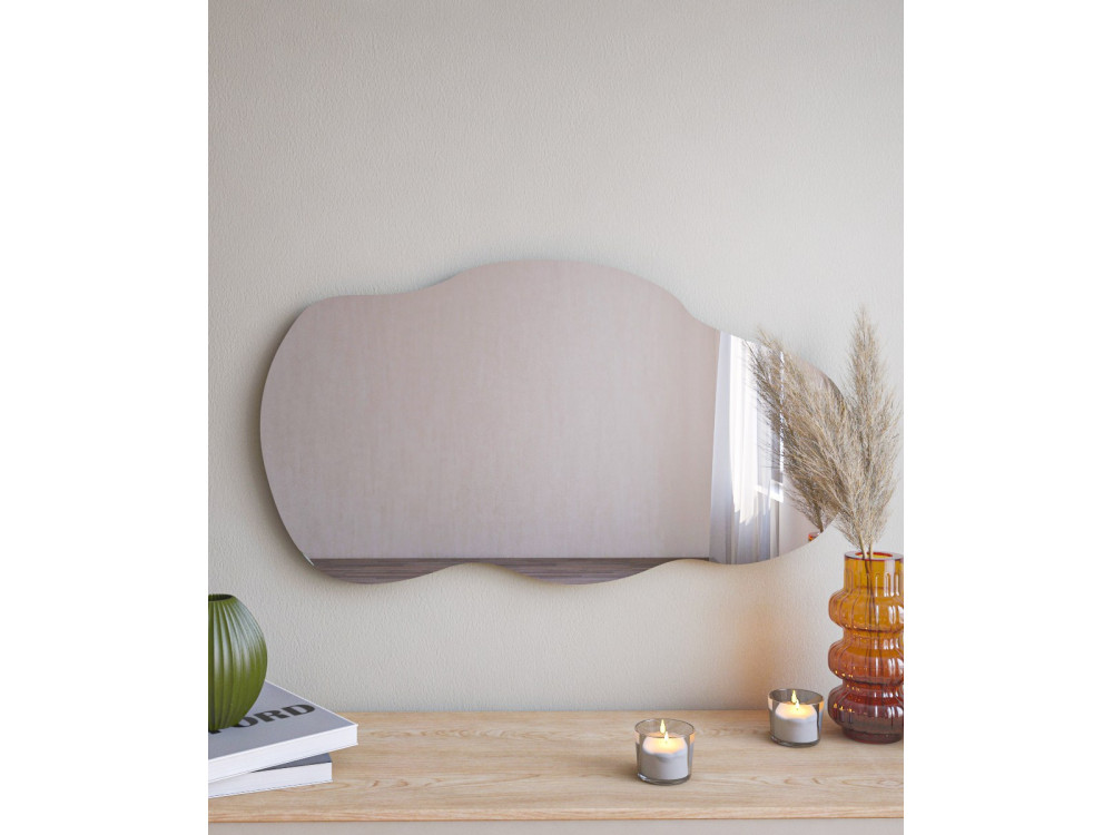 Espejo de madera "Baby" - 40 x 72 cm - Negro