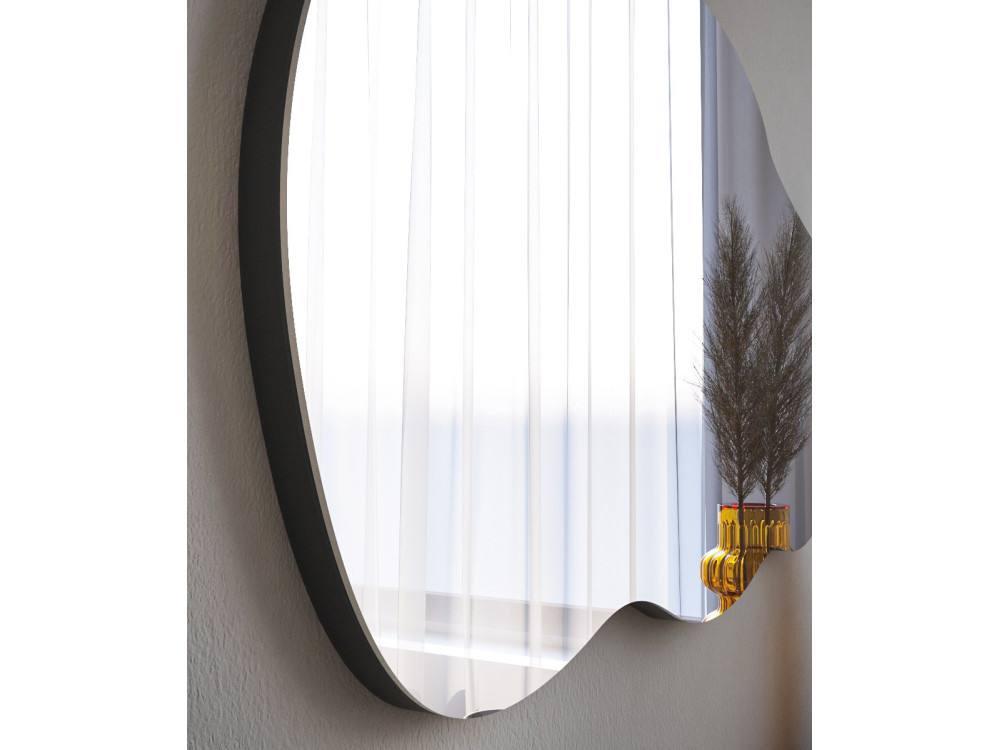 Espejo de madera "Baby" - 40 x 72 cm - Negro