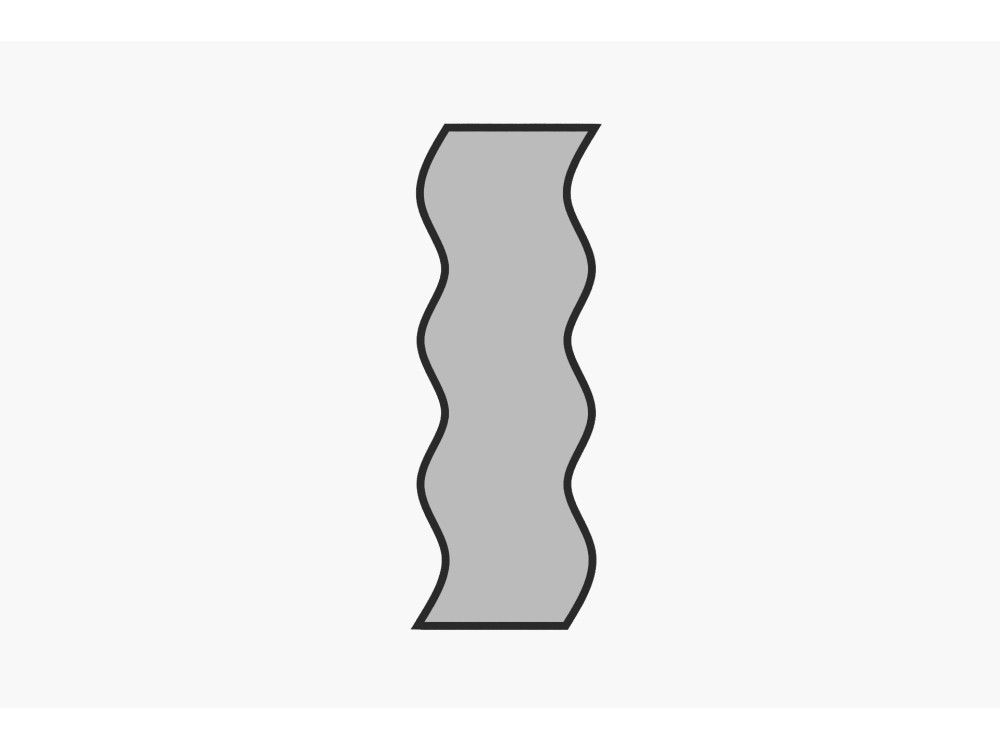 Espejo de madera "Safi" 40 x 2,2 x 120 cm - Blanco