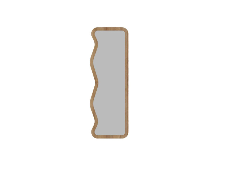 Espejo de madera "Asel" - 50 x 160 cm - Beige