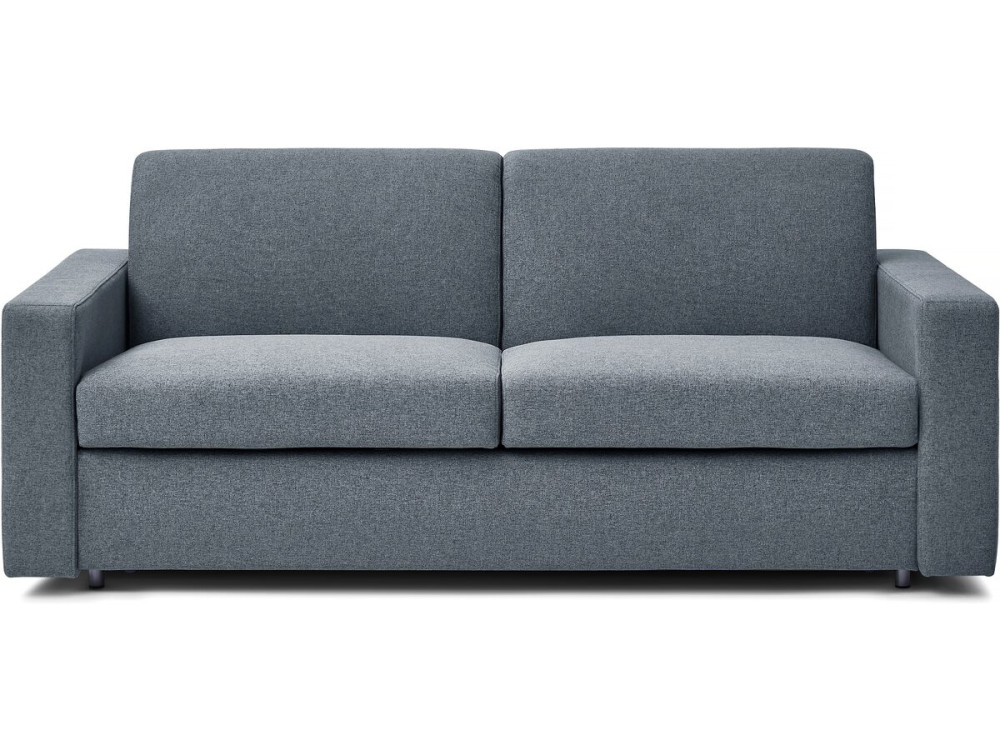 Sofá cama convertible express "Diana" de tela - Cama de 140 cm - 3 plazas - Gris