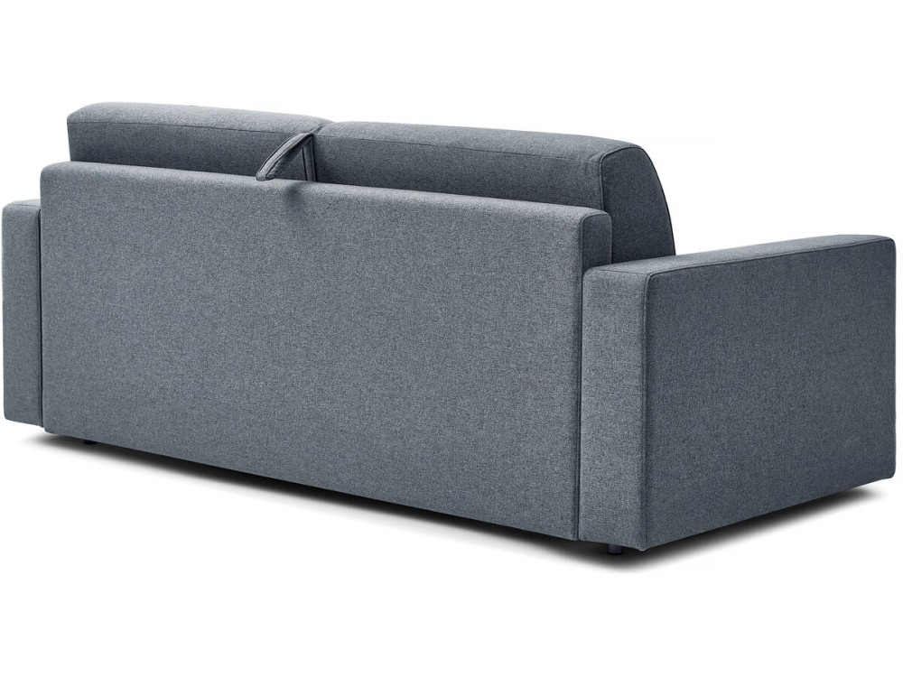 Sofá cama convertible express "Diana" de tela - Cama de 140 cm - 3 plazas - Gris