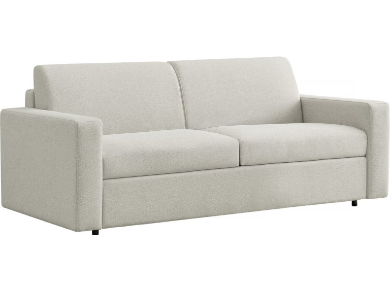 Sofá convertible Express "Diana" de tela - Zona de descanso de 140 cm - 3 plazas - Beige