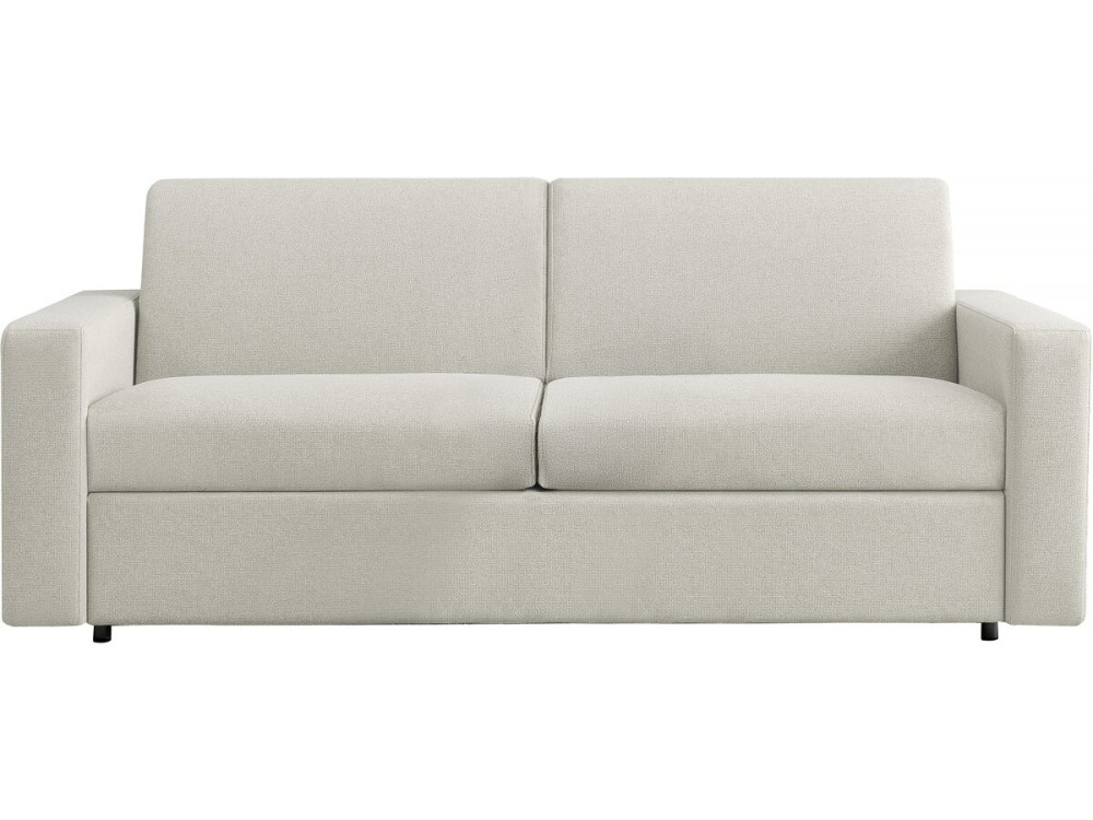 Sofá convertible Express "Diana" de tela - Zona de descanso de 140 cm - 3 plazas - Beige