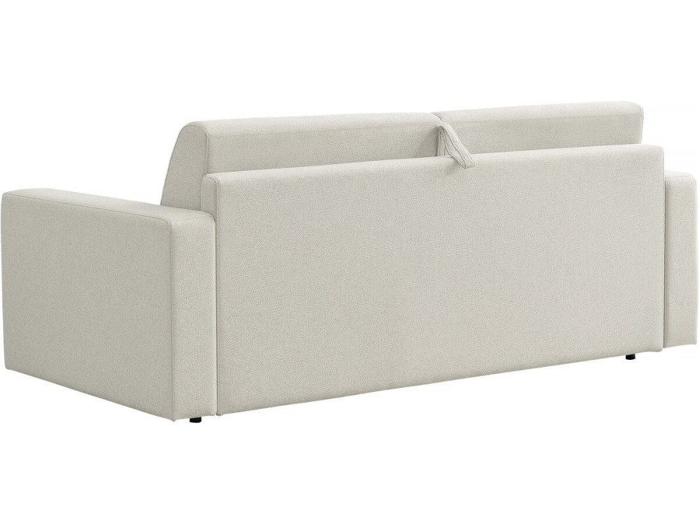 Sofá convertible Express "Diana" de tela - Zona de descanso de 140 cm - 3 plazas - Beige
