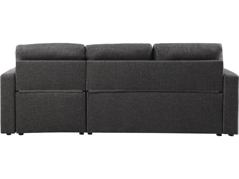 Sofá esquinero convertible "Alain" - 3 plazas - Gris
