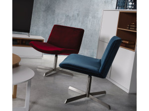 Sillón "Kiss" - Terciopelo - Azul