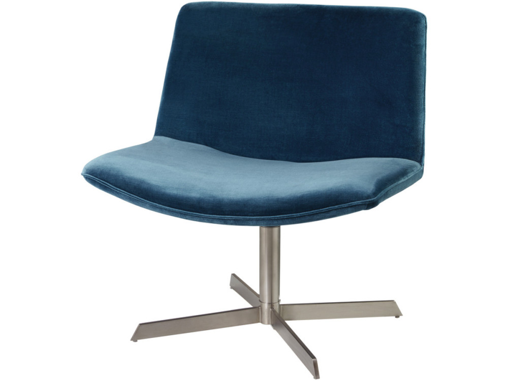 Sillón "Kiss" - Terciopelo - Azul
