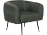 Sillón de tela "Diana" -  81 x 73 x 72 cm - Gris oscuro