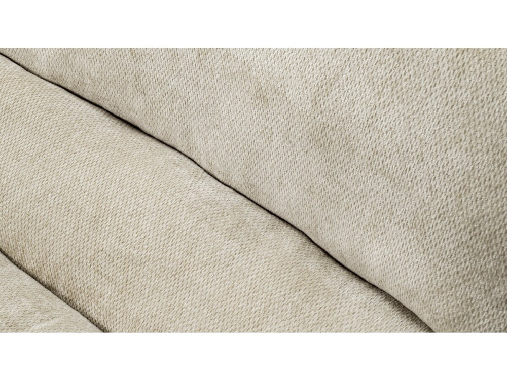 Sillón de tela texturizada «Candela» - 81 x 96 x 75 cm - Beige