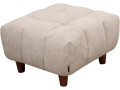 Otomana para sofá recto "Matignon" - 70 x 70 x 46 cm - Gris - - Beige