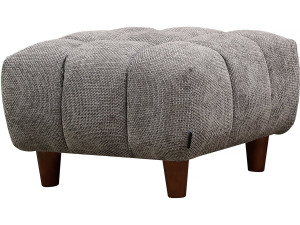 Otomana para sofá recto "Matignon" - 70 x 70 x 46 cm - Gris -