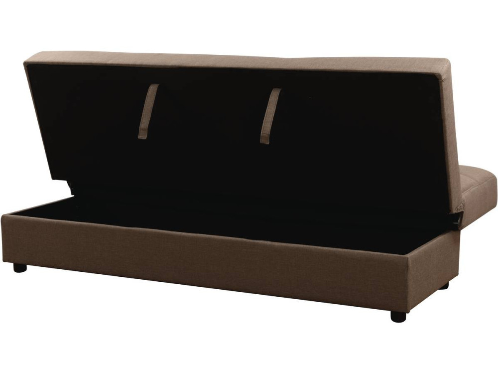 Sofá cama clic clac "Enzo" - 3 plazas - Marron