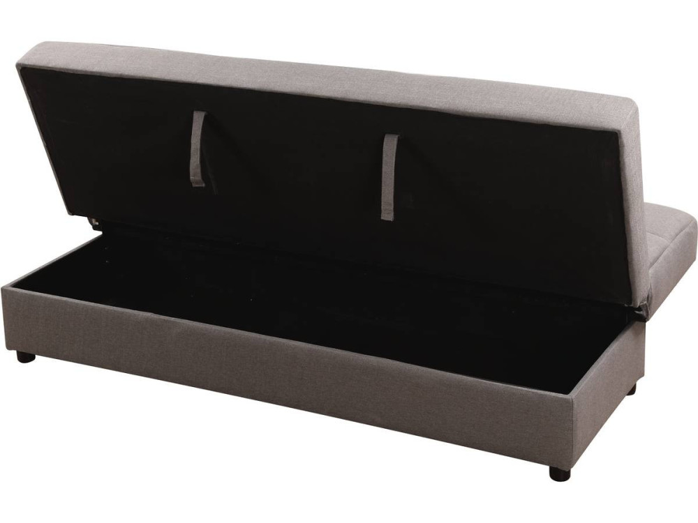 Sofá cama clic clac "Enzo" - 3 plazas - Gris