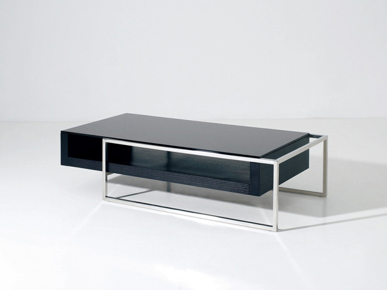 Mesa de centro "Julie"  - 130 x 63.8 x 33.7 cm - Negro