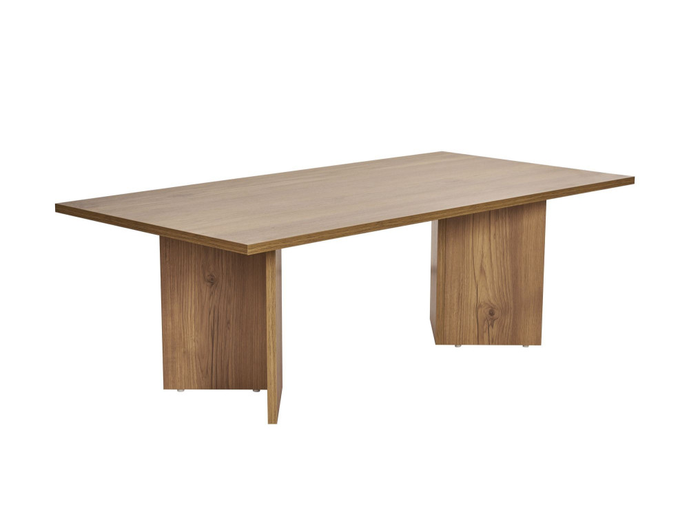 Mesa de centro de madera "Sabin" - 60 x 119 x 40 cm - Roble