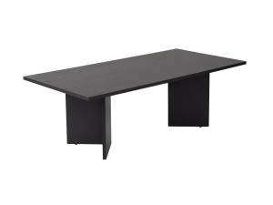 Mesa de centro de madera "Sabin" - 60 x 119 x 40 cm - Madera negra