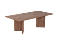 Mesa de centro de madera "Sabin" - 60 x 119 x 40 cm - Roble - Pino atlántico