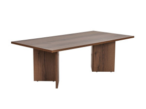 Mesa de centro de madera "Sabin" - 60 x 119 x 40 cm - Nogal