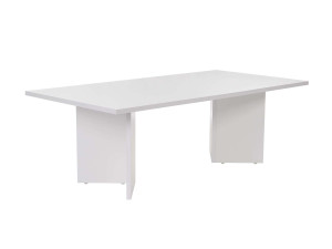 Mesa baja de madera "Sabin" 119 x 60 x 40 cm - Blanco