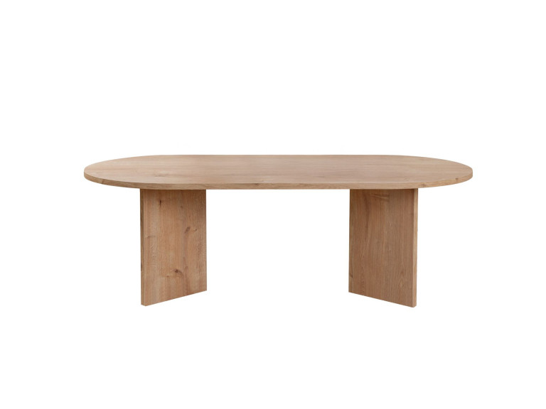 Mesa de centro de madera "Sable" - 60 x 119 x 40 cm - Roble zafiro
