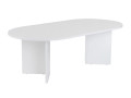 Mesa de centro de madera "Sable" - 60 x 119 x 40 cm - Nogal - Blanco
