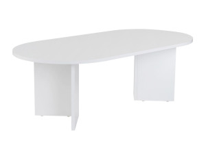 Mesa de centro de madera "Sable" - 60 x 119 x 40 cm - Blanco