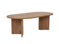 Mesa de centro de madera "Sable" - 60 x 119 x 40 cm - Roble zafiro - Roble VNT