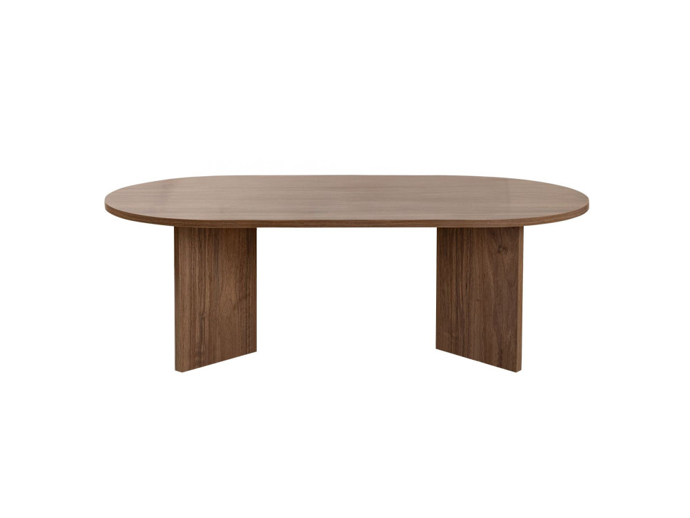 Mesa de centro de madera "Sable" - 60 x 119 x 40 cm - Nogal